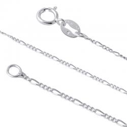 Lant argint 925 figaro 50 cm lungime 1 mm grosime LSX0117 - Classical You [0]